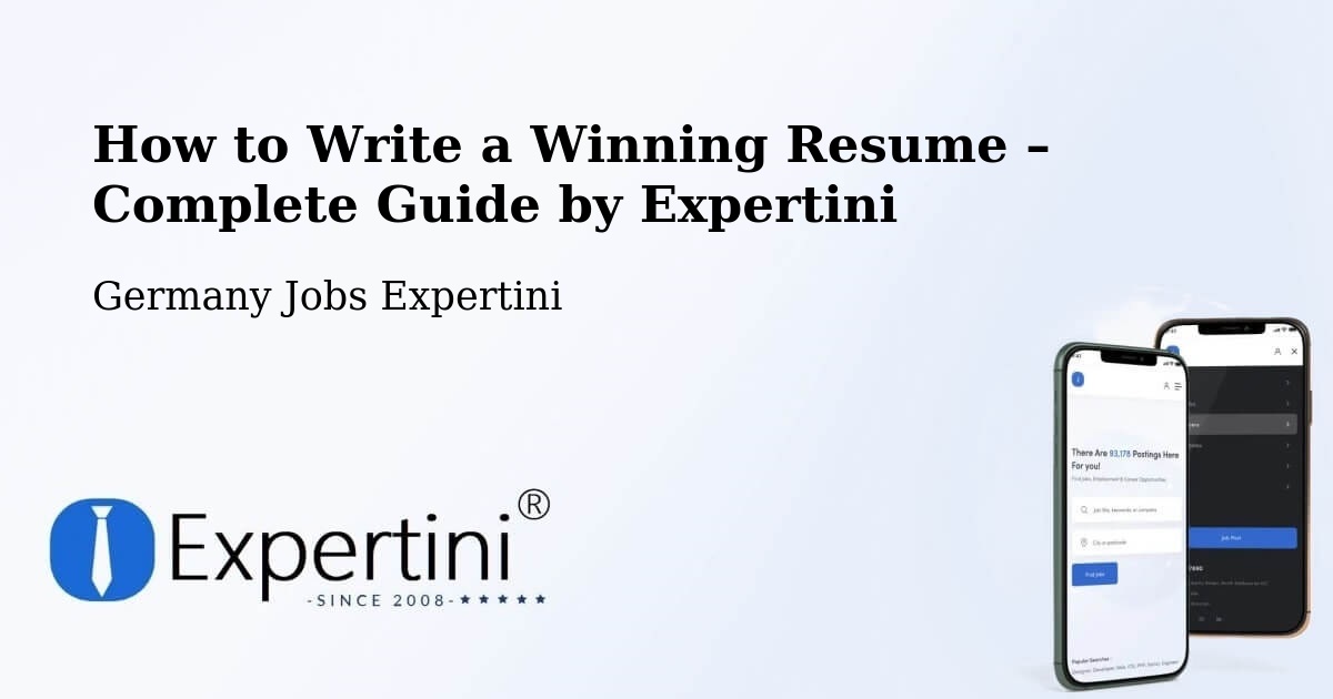 Resume Writing Guide for Job Seekers – Dippoldiswalde - Dippoldiswalde, Germany Jobs Expertini